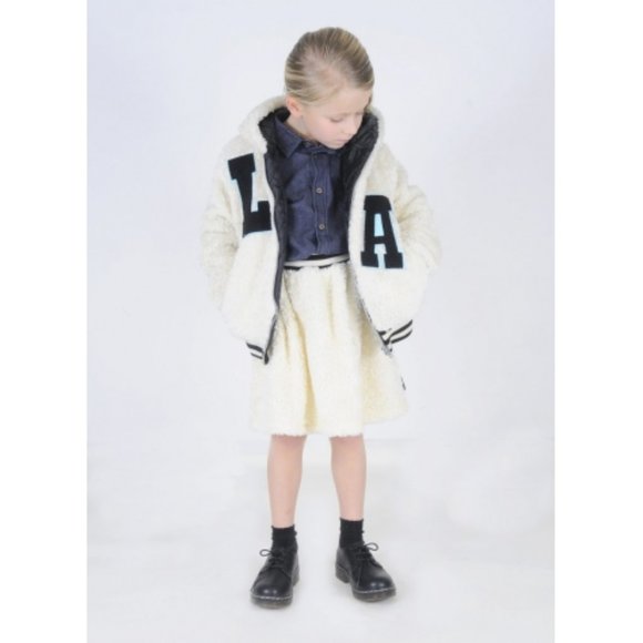 Clearance - Loud Apparel Cream Skirt - Picture 2 of 7